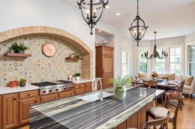 120 Inch Vacheron Constantin Marble Island Countertops high quality