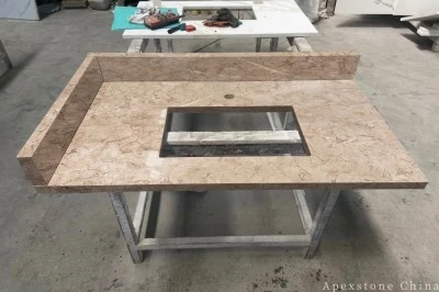 24 Inch Beige Marble Vanity Tops suppliers
