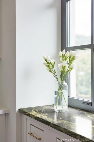 3/4 Inch Green Marble Window Sills