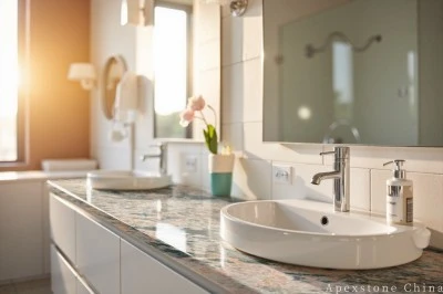 3cm New Four Seasons Pink Marble Vanities price