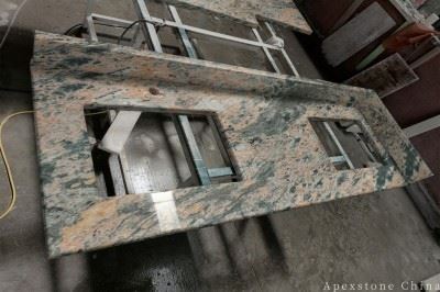 3cm New Four Seasons Pink Marble Vanities