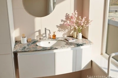 3cm New Four Seasons Pink Marble Vanities high quality