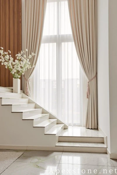 45cm Aurora Green Marble Stair Steps