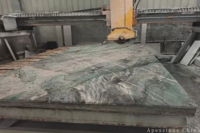 Alexandrita Fantasy Green Quartzite Kichen Countertops factory