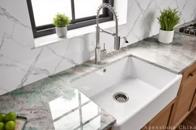 Alexandrita Fantasy Green Quartzite Kichen Countertops price