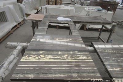 Black Gold Flow Quartzite Expensive Black Stone best