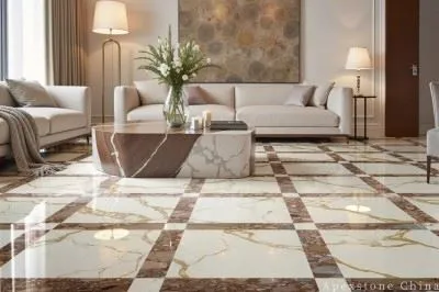 Calacatta Honeycomb Gold White Quartz Slabs price