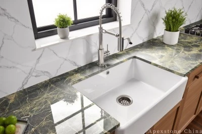 Classic Green Green Marble Kichen Countertops price