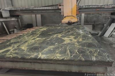 Classic Green Green Marble Kichen Countertops factory