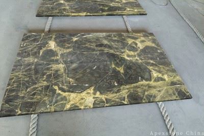 Classic Green Green Marble Kichen Countertops suppliers