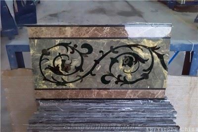 Decorative Classic Green Marble Medallion