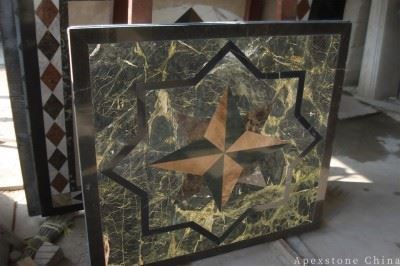 Decorative Classic Green Marble Medallion factory