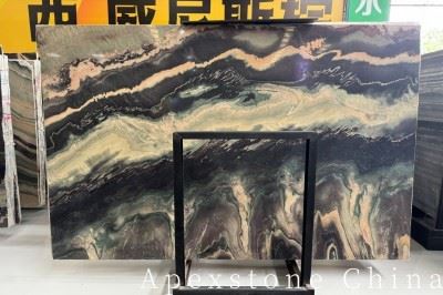 Emerald Valley Orchid Marble Expensive Black Stone