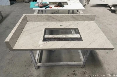 Exotic Beige Marble Vanity Tops suppliers