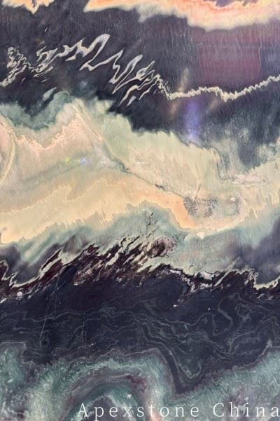 Exotic Emerald Valley Orchid Marble Slabs factory