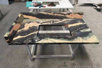 Exotic Emerald Valley Orchid Marble Slabs high quality