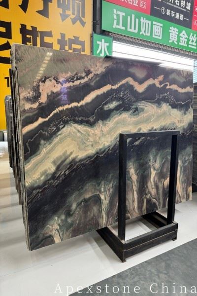 Exotic Emerald Valley Orchid Marble Slabs