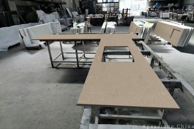 Flat Edge Azul Palmira Gray Limestone Tops suppliers