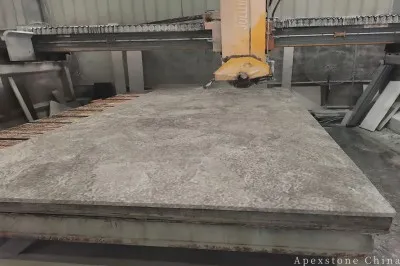 Flat Edge George Wood Grain Marble Benchtops factory