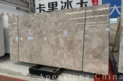George Wood Grain Stone Brown Marble Slabs
