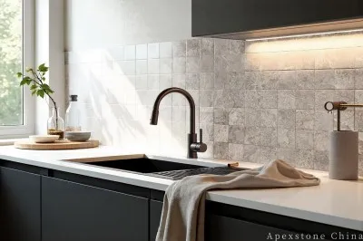 Hex George Wood Grain Marble Tiles best