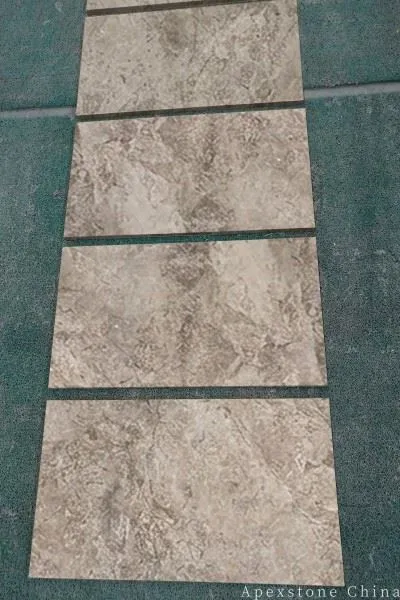 Hex George Wood Grain Marble Tiles