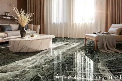 VerdeAlpi Marbleliving space floor tiles109 VerdeAlpi Marbleliving space floor tiles109