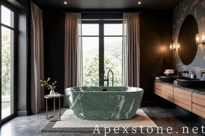 GlacierGreenMarbleshowerspace131 GlacierGreenMarbleshowerspace131