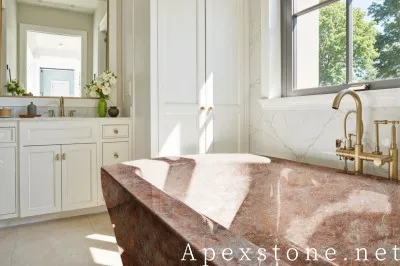 BurgundyRedMarbleshowerideas133 BurgundyRedMarbleshowerideas133