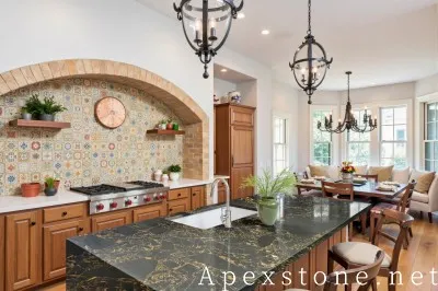 AthensPortoroMarblekitchenislanddesign170 AthensPortoroMarblekitchenislanddesign170