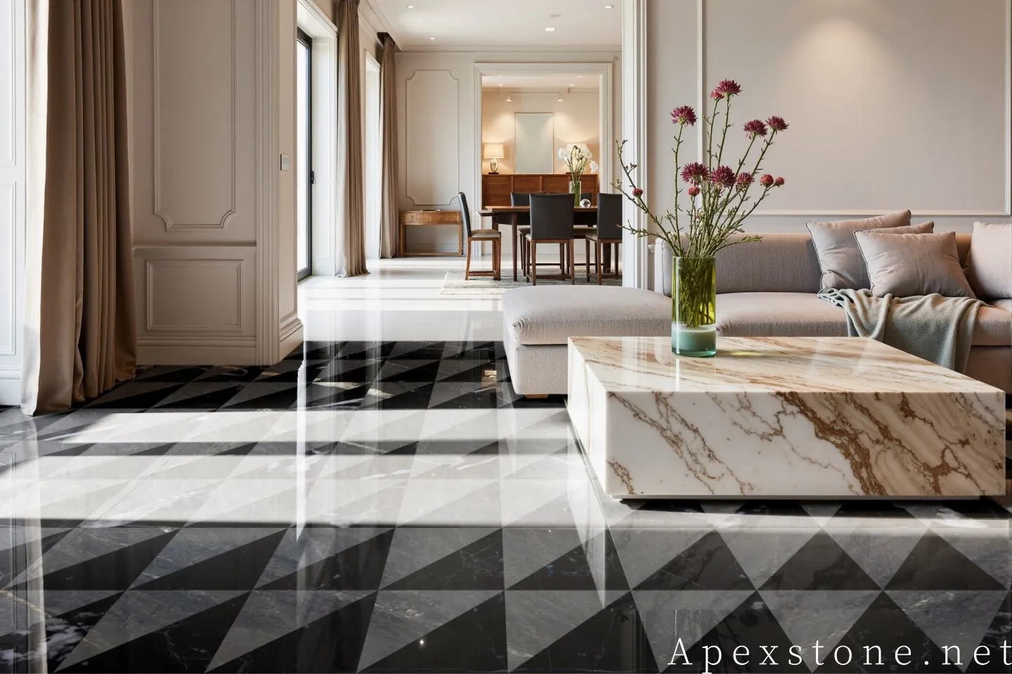 BrazilianBlackGoldQuartzitehallfloorideas111 BrazilianBlackGoldQuartzitehallfloorideas111