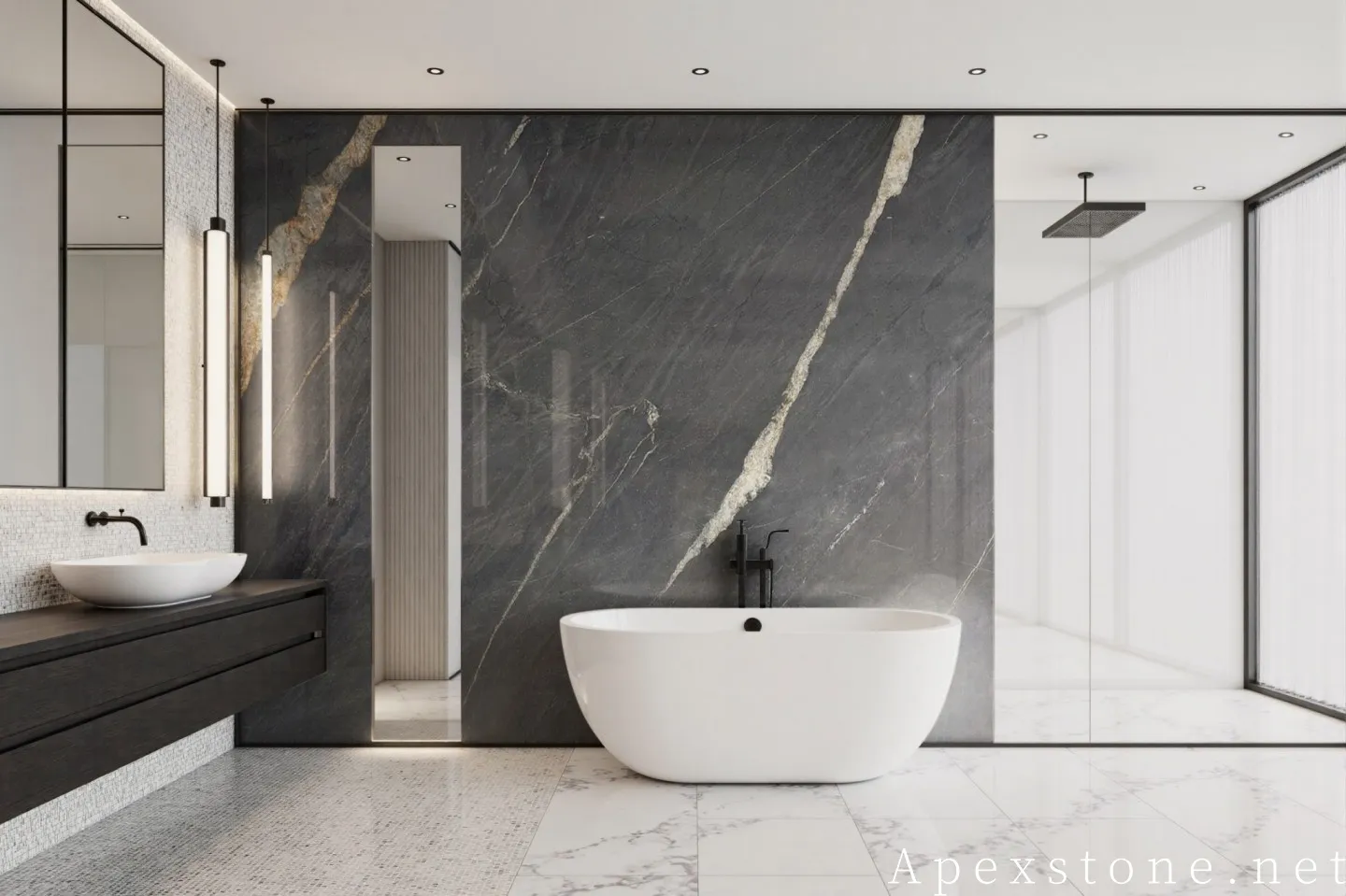 BrazilianBlackGoldQuartzitebathroomwalldesign141 BrazilianBlackGoldQuartzitebathroomwalldesign141