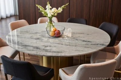 Laminate White Marble Table Tops