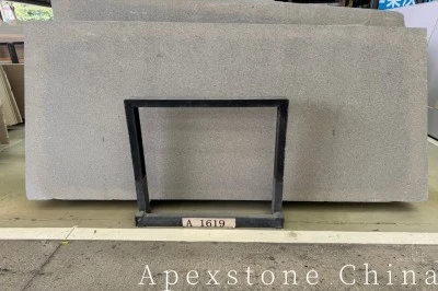 Leathered Grey Limestone Vanity Tops factory