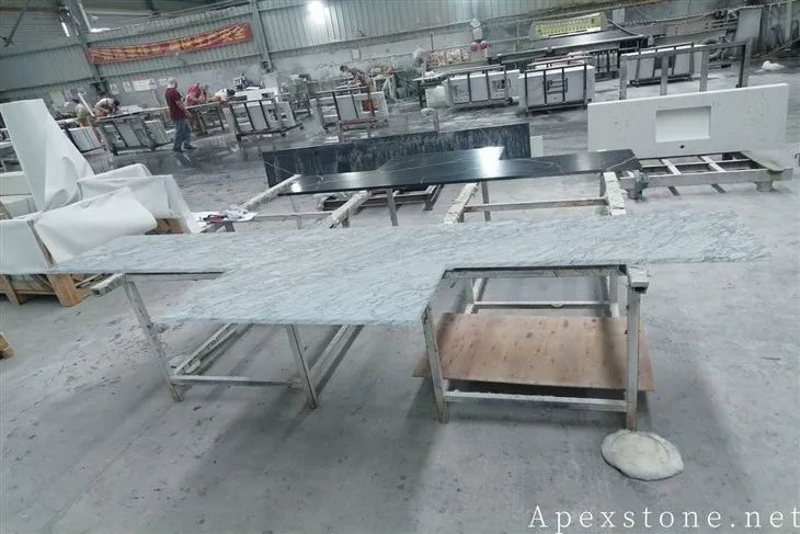 Bianco Statuario Marble bar tops 277