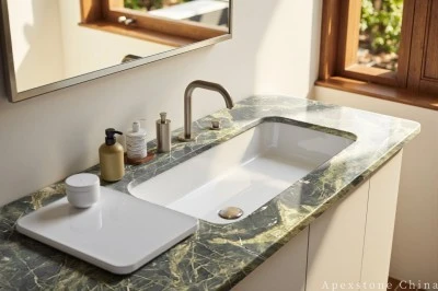 Prefabricated Classic Green Marble Benchtops best