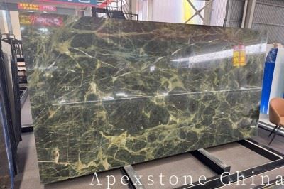 Prefabricated Classic Green Marble Benchtops