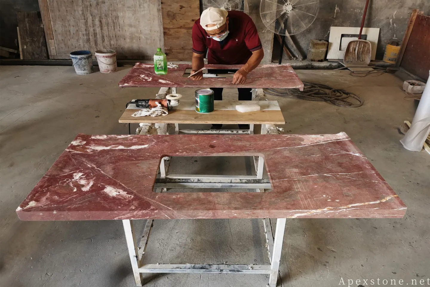 CountRedMarblebathroombenchtops2274 CountRedMarblebathroombenchtops2274