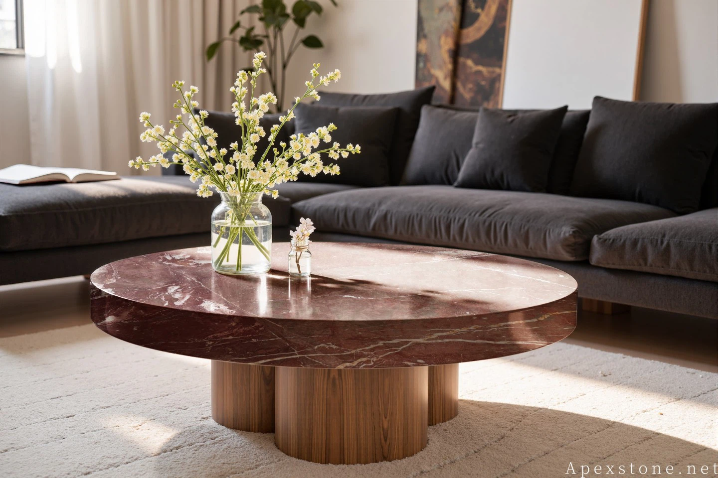 circleCountRedMarblepedestalcoffee table99 circleCountRedMarblepedestalcoffee table99