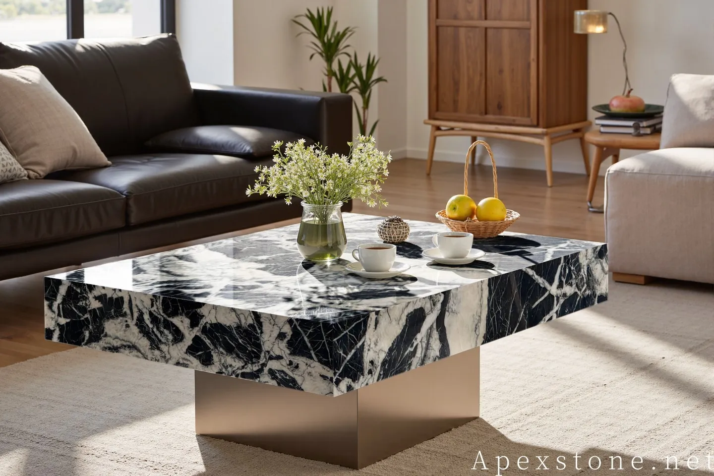 rectangleBulgariCrystalMarblechromecocktail table93 rectangleBulgariCrystalMarblechromecocktail table93