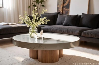Real White Marble Coffee Table suppliers