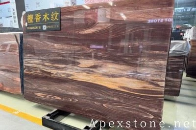 Red Wood Marble Expensive Red Stone factory