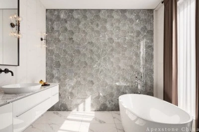 Small Athena Grey Marble Mosaic Tiles price