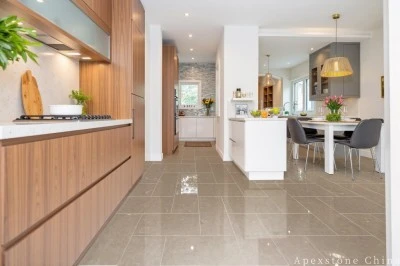 Small Azul Palmira Gray Limestone Floor Tiles high quality