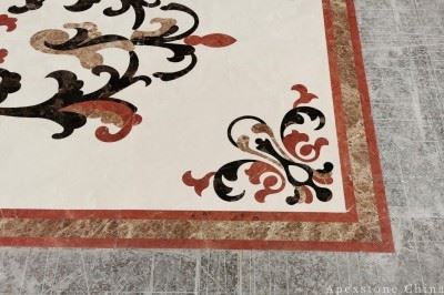 Small Finike White Limestone Medallion suppliers