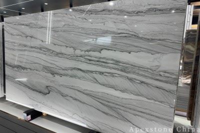 Calacatta Macaubas Stone White Quartzite Slabs