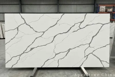 Calacatta Spider White Quartz Slabs