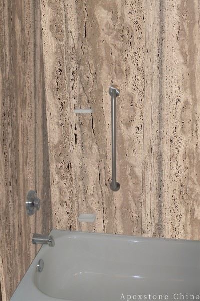 Small Ocean Bue Travertine Wall Panels