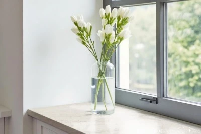 Subtle Beige Marble Window Sills