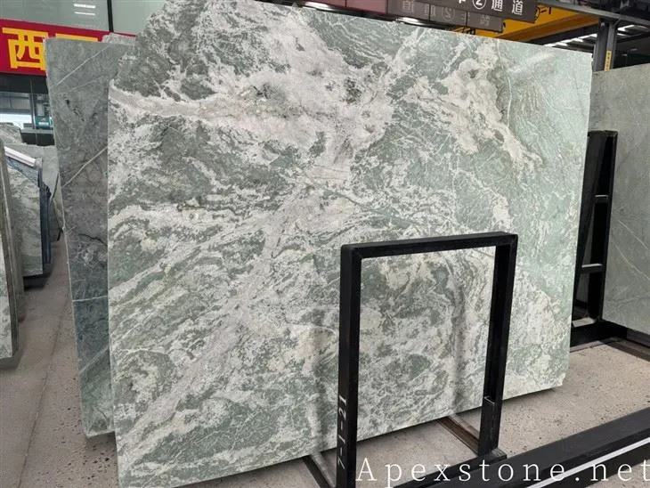 Thick Matte Desert Emerald Marble Benchtops